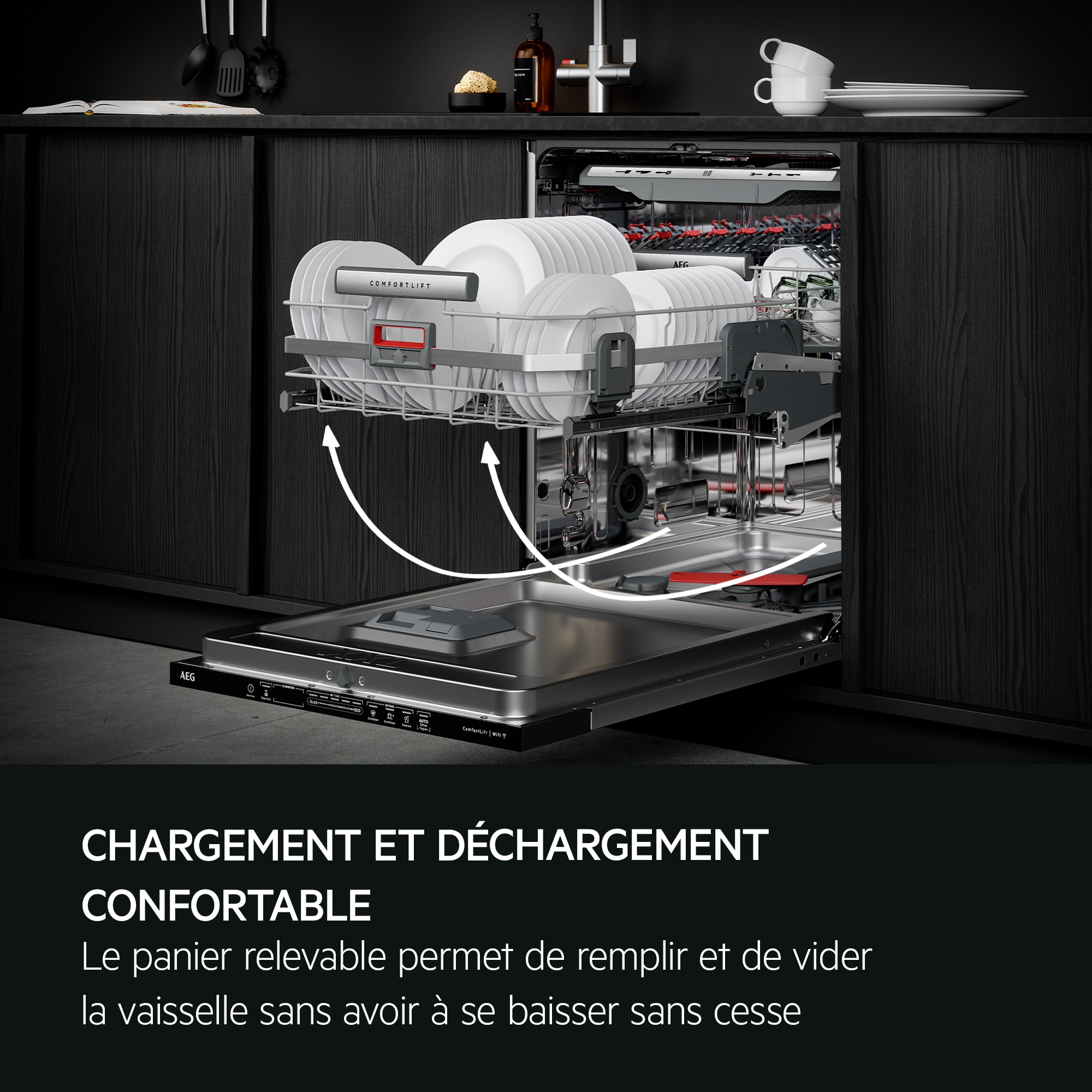 AEG - Dishwasher 60 cm - F94SV808P